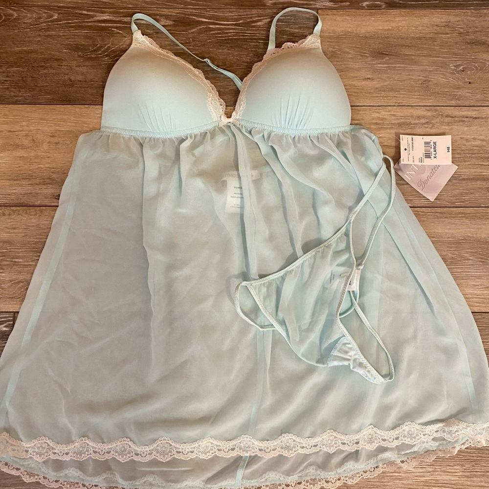 Aqua Lingerie Set